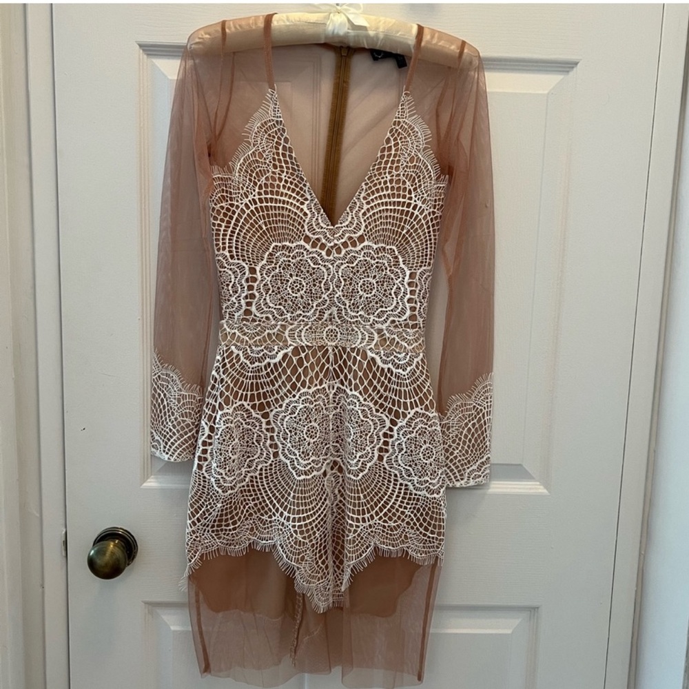 For Love And Lemons Antigua Mini Dress